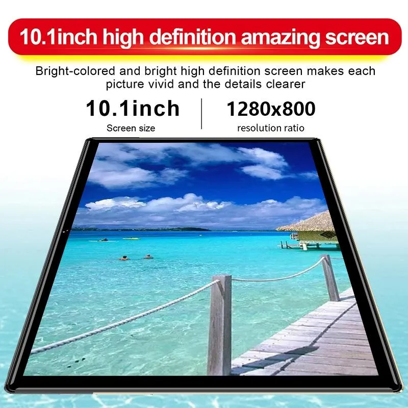 10.1 Inch 4g Tablet Pc 4gb 32gb Android 8.0 Octa Core Dual Sim Gps Otg Wifi Bt