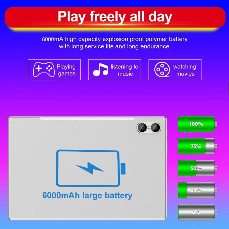 10.1 Inch 4g Tablet Pc 4gb 32gb Android 8.0 Octa Core Dual Sim Gps Otg Wifi Bt