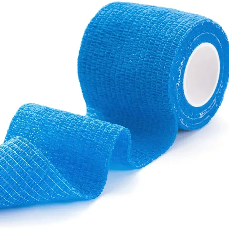 6 Piece Self Adhering Bandage for Pets 5cm x 4.5m Waterproof and Elastic