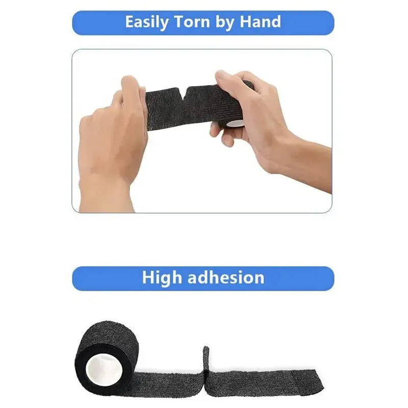 6 Piece Self Adhering Bandage for Pets 5cm x 4.5m Waterproof and Elastic