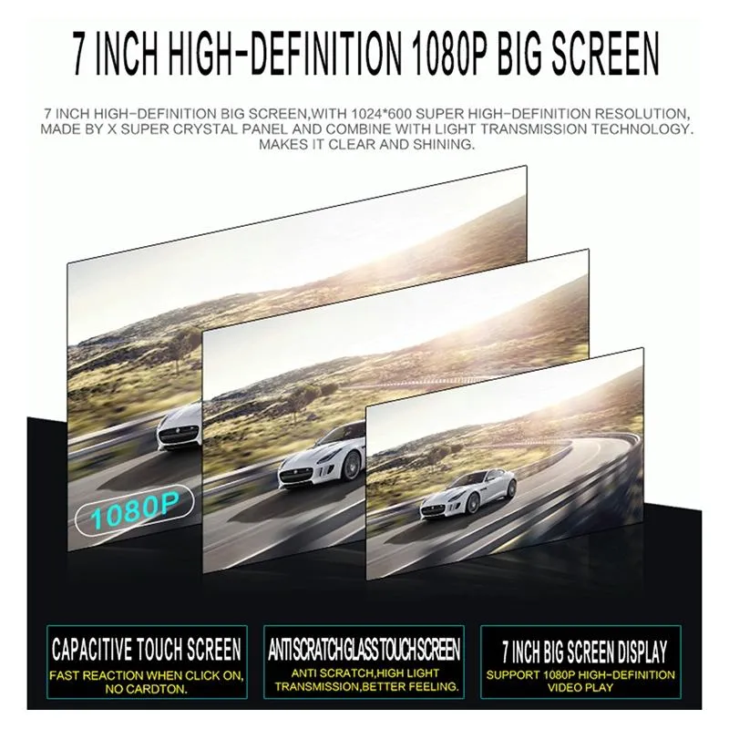 7 Inch Car Android Radio Receiver Fm / Bluetooth / Tf / Gps / Wifi 2Gb   16Gb