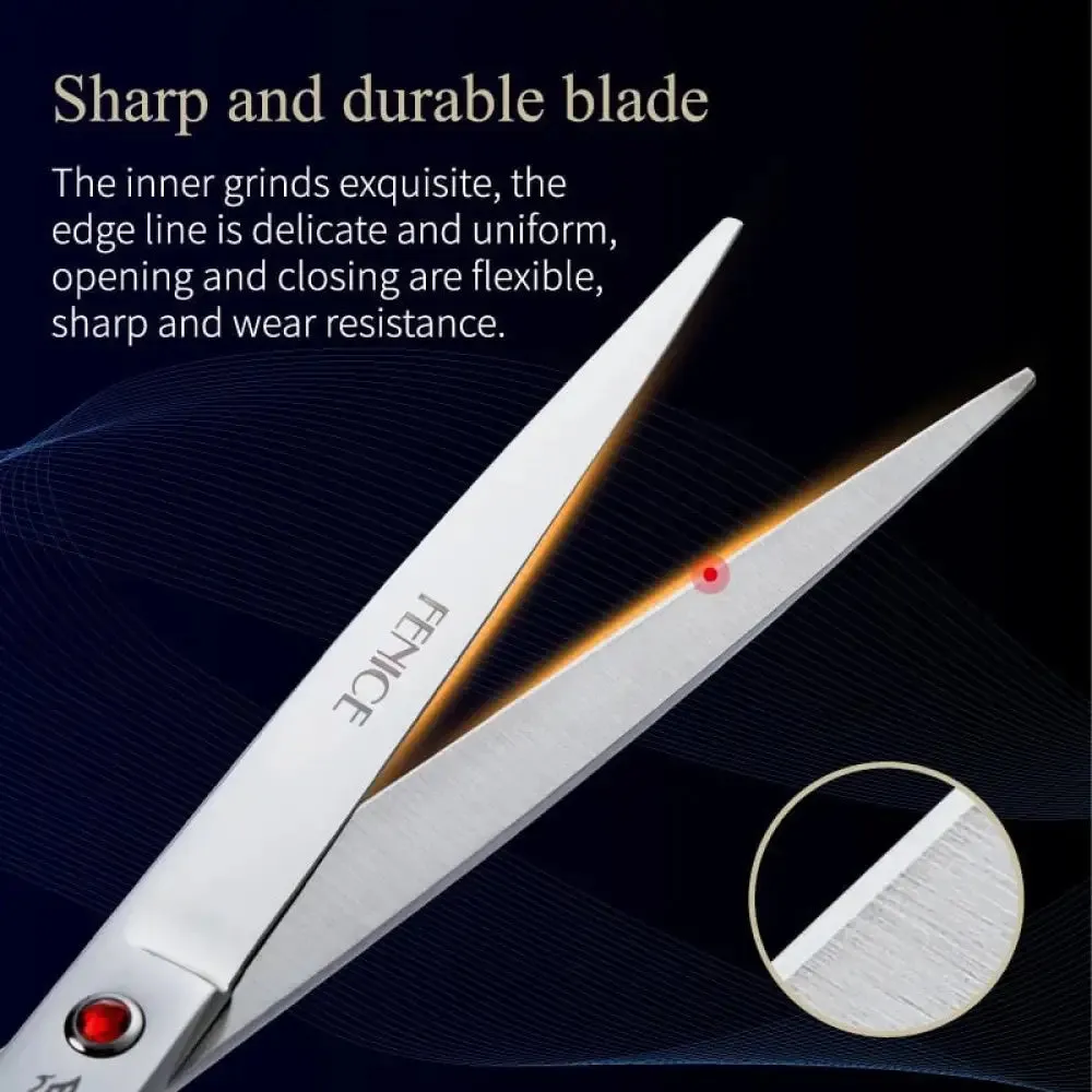 7.0 7.5 8.0 Professional Pet Grooming Cutting Scissors Straight Cutting Shear
