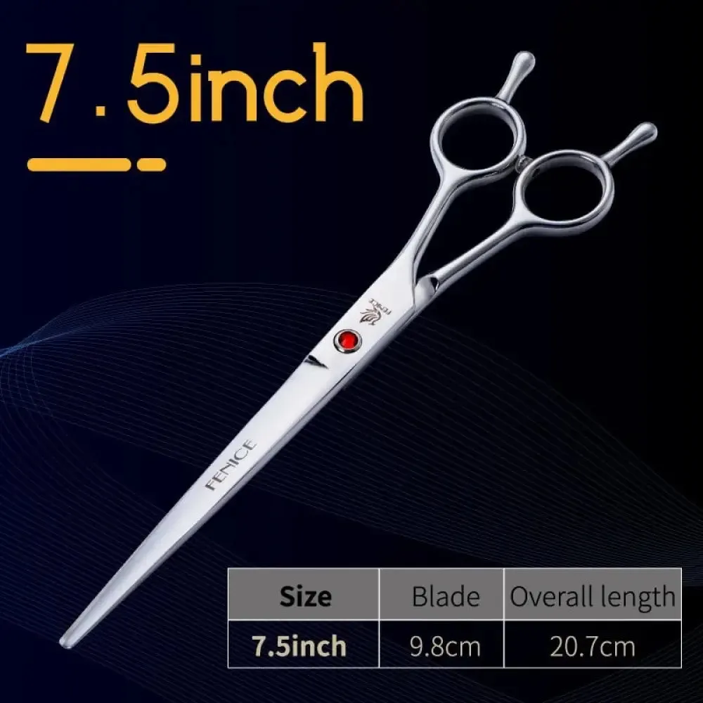 7.0 7.5 8.0 Professional Pet Grooming Cutting Scissors Straight Cutting Shear