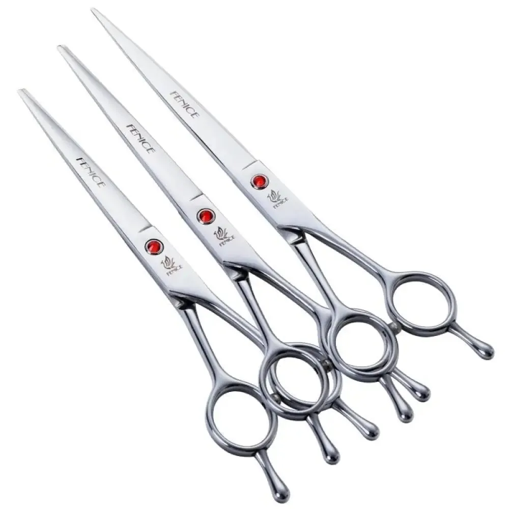 7.0 7.5 8.0 Professional Pet Grooming Cutting Scissors Straight Cutting Shear