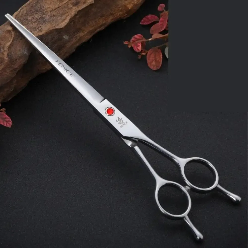 7.0 7.5 8.0 Professional Pet Grooming Cutting Scissors Straight Cutting Shear