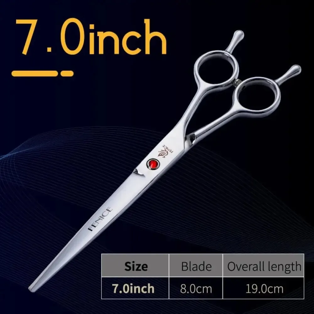 7.0 7.5 8.0 Professional Pet Grooming Cutting Scissors Straight Cutting Shear