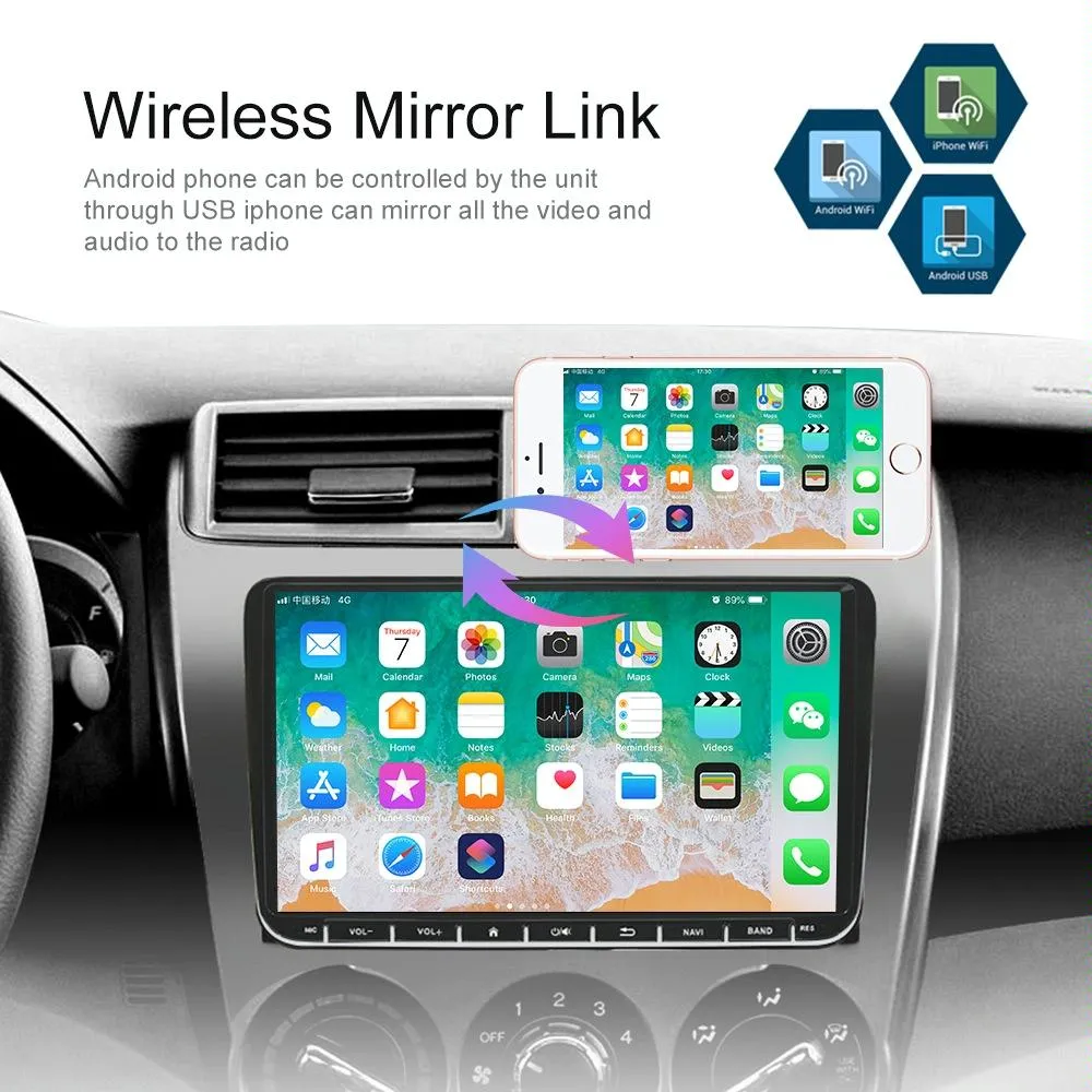 9 Inch Carplay Android10.0 Navigator Player   Ahd Camera - Volkswagen 1   16G