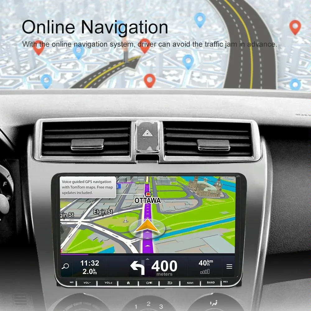9 Inch Carplay Android10.0 Navigator Player   Ahd Camera - Volkswagen 1   16G