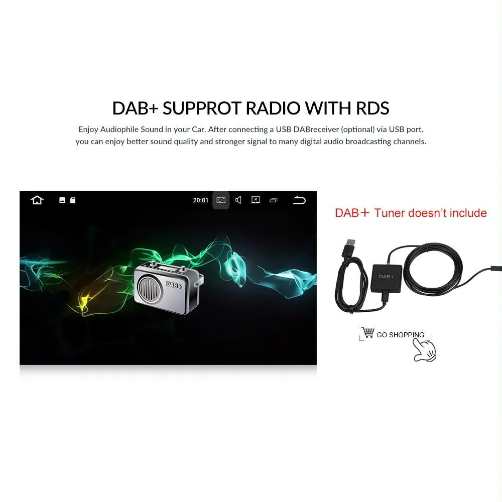 9 Inch Carplay Android10.0 Navigator Player   Ahd Camera - Volkswagen 1   16G