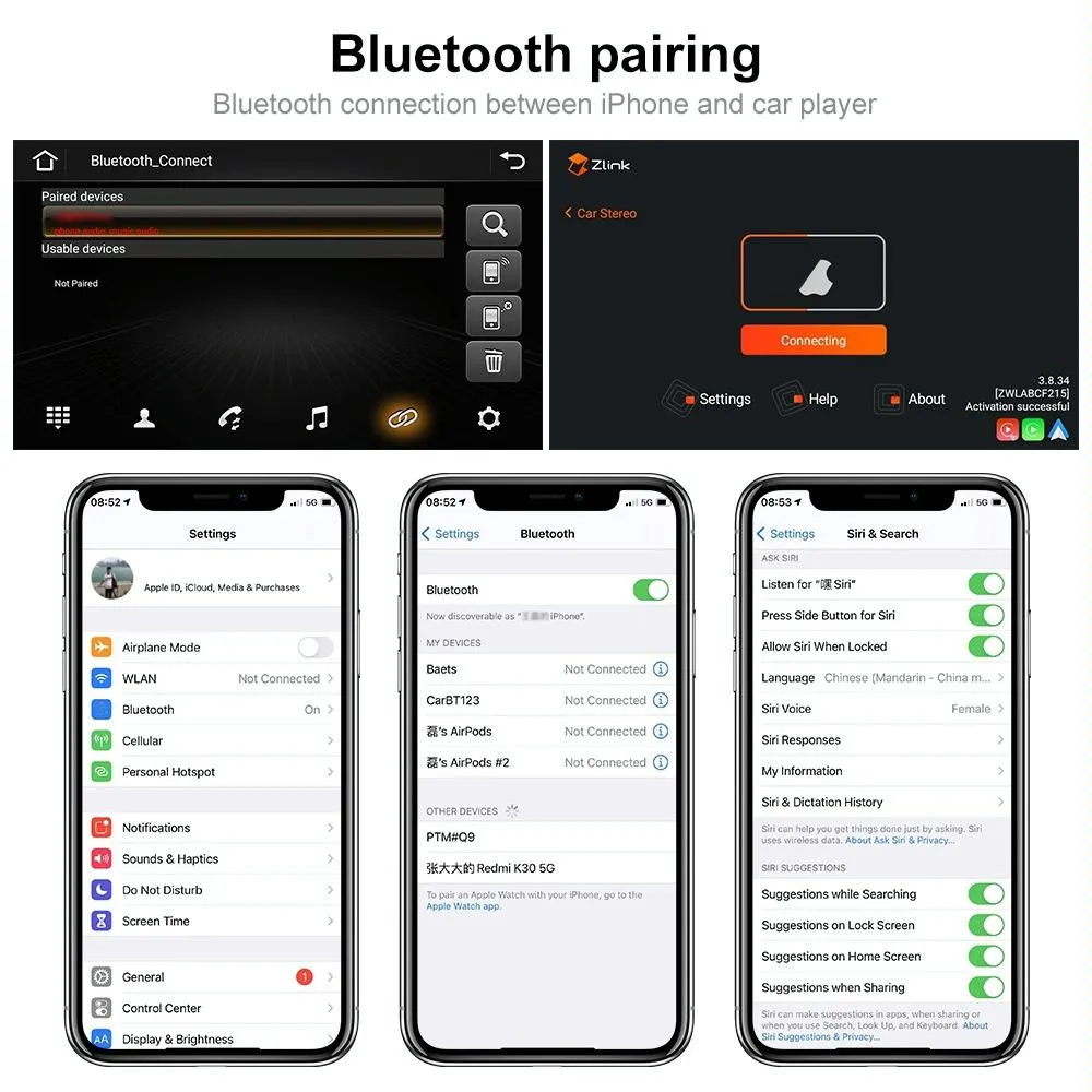 9 Inch Carplay Android10.0 Navigator Player   Ahd Camera - Volkswagen 1   16G
