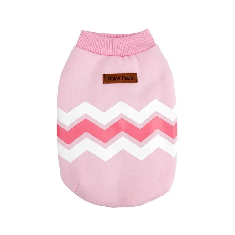 Autumn And Winter -New Dog Clothes Cotton Wave -Warm Sweater- Pet Leisure Sweater Pet Supplies