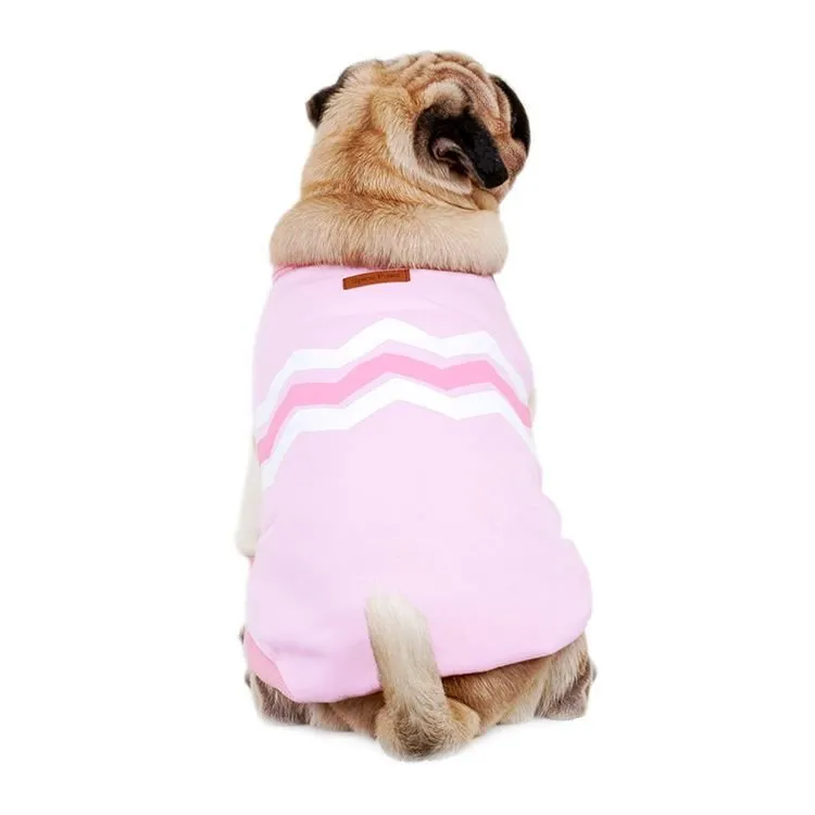 Autumn And Winter -New Dog Clothes Cotton Wave -Warm Sweater- Pet Leisure Sweater Pet Supplies