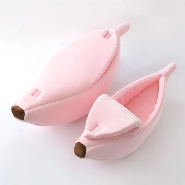Banana Shape Soft Pet Bed