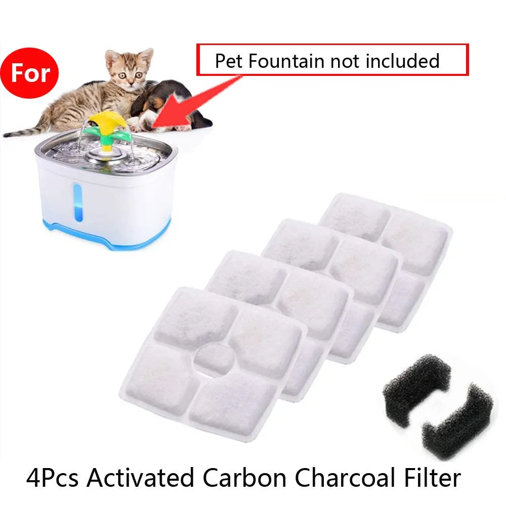 Beaconpet Water Fountain with Flower Mat, 1.6L