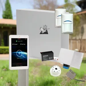 Bosch Solution 2000 Alarm System with 2 x Tritech Detectors  7" Touch Screen Code pad