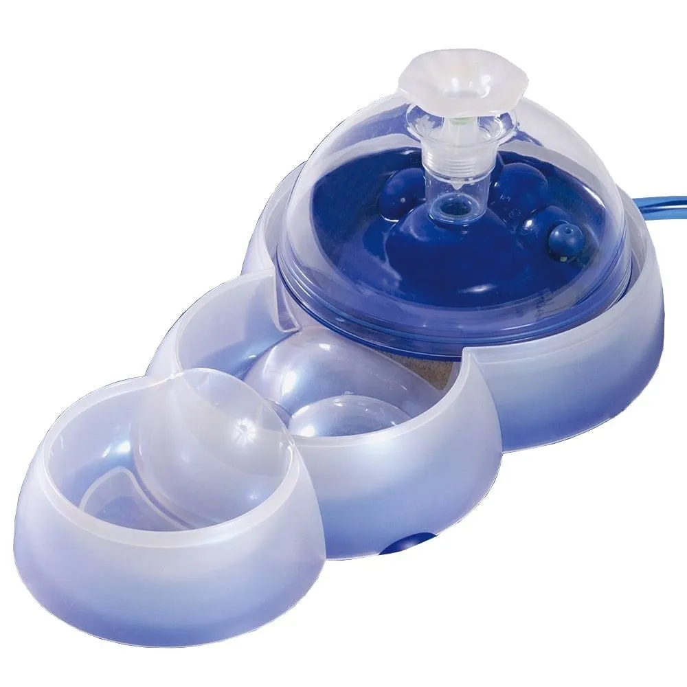 Catit Design Fresh & Clear Drinking Fountain With Food Bowl 3L