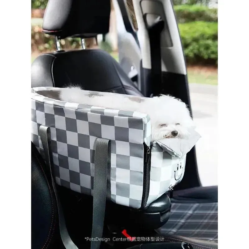 Durable Polyester Dog Car Seat for Travel