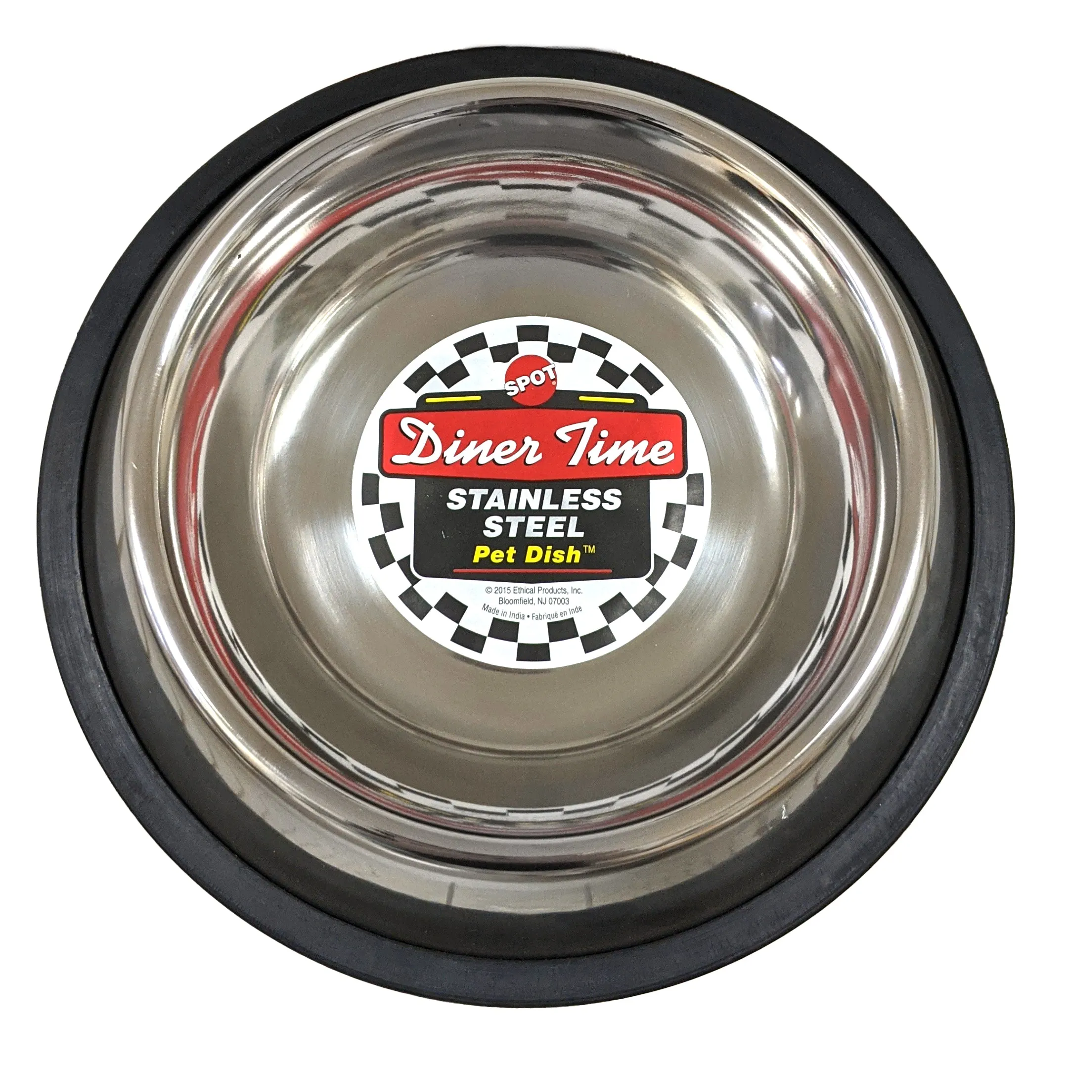 Ethical Products SPOT 32oz No-Tip Mirror Stainless Steel Dish