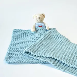 Garter Stitch Baby Blanket Free Pattern