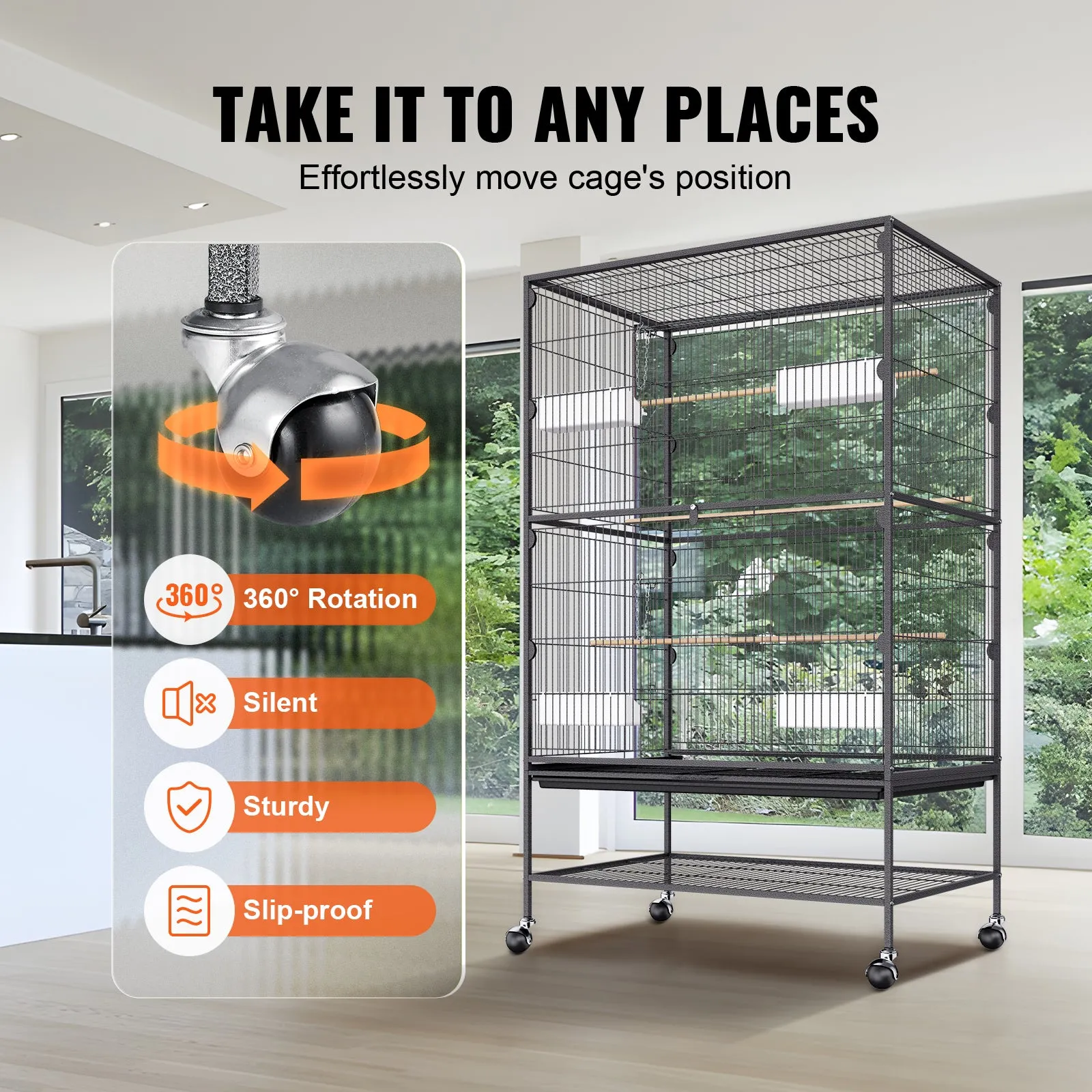 Large Flight Bird Cage