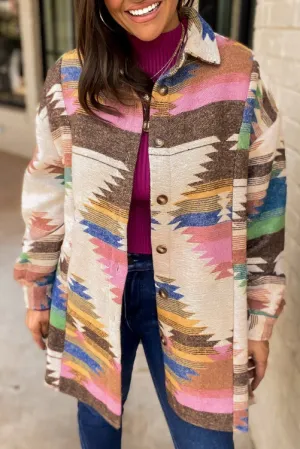 Multi Colored Aztec Jacket