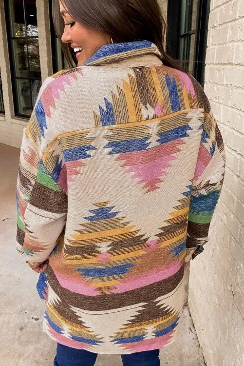 Multi Colored Aztec Jacket