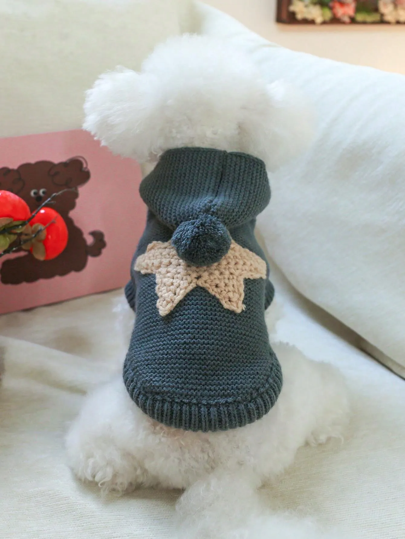 Pet Clothes Soft And Comfortable Sweater For Small And Medium-Sized Dogs And Puppies