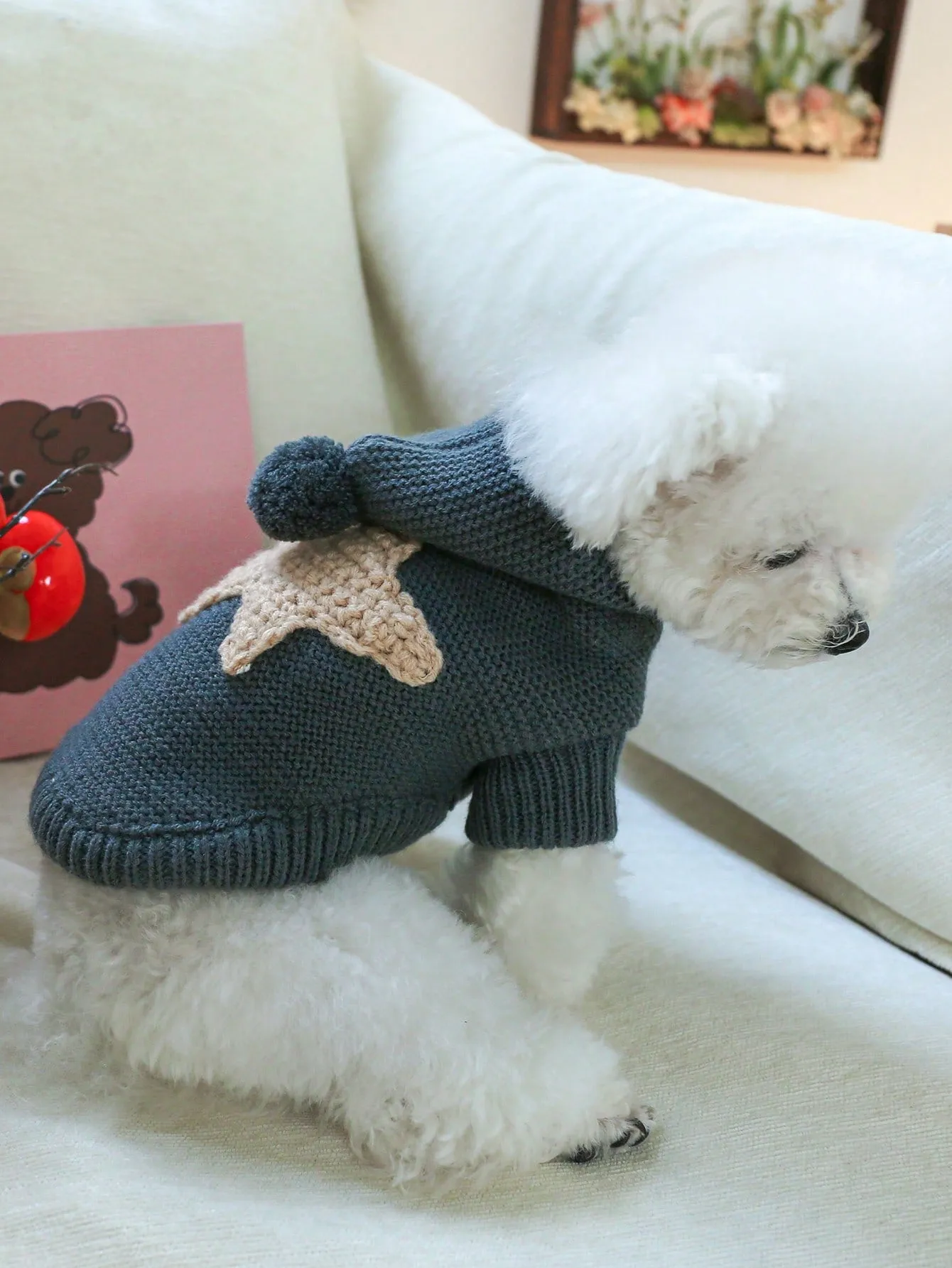 Pet Clothes Soft And Comfortable Sweater For Small And Medium-Sized Dogs And Puppies