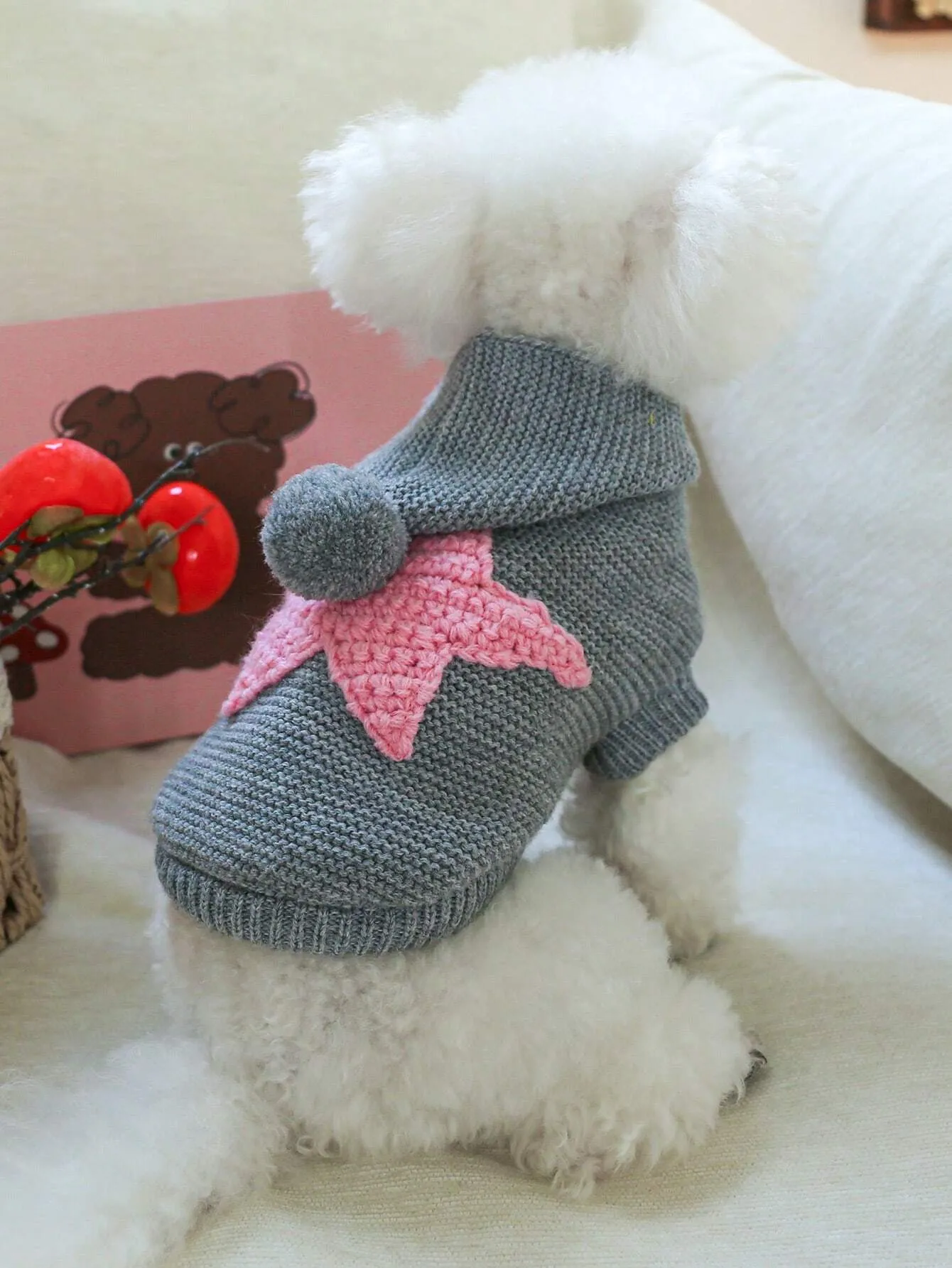 Pet Clothes Soft And Comfortable Sweater For Small And Medium-Sized Dogs And Puppies