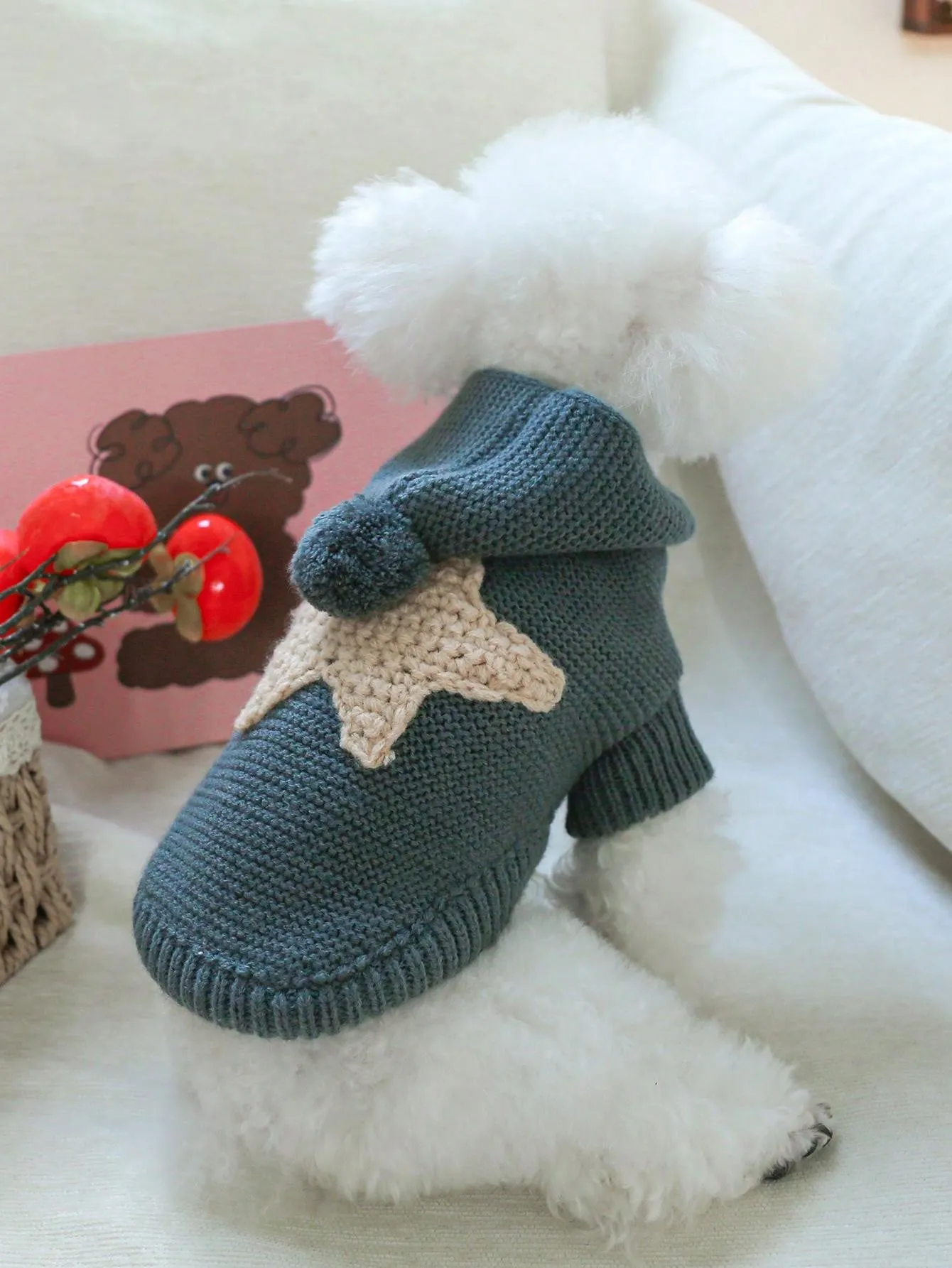 Pet Clothes Soft And Comfortable Sweater For Small And Medium-Sized Dogs And Puppies