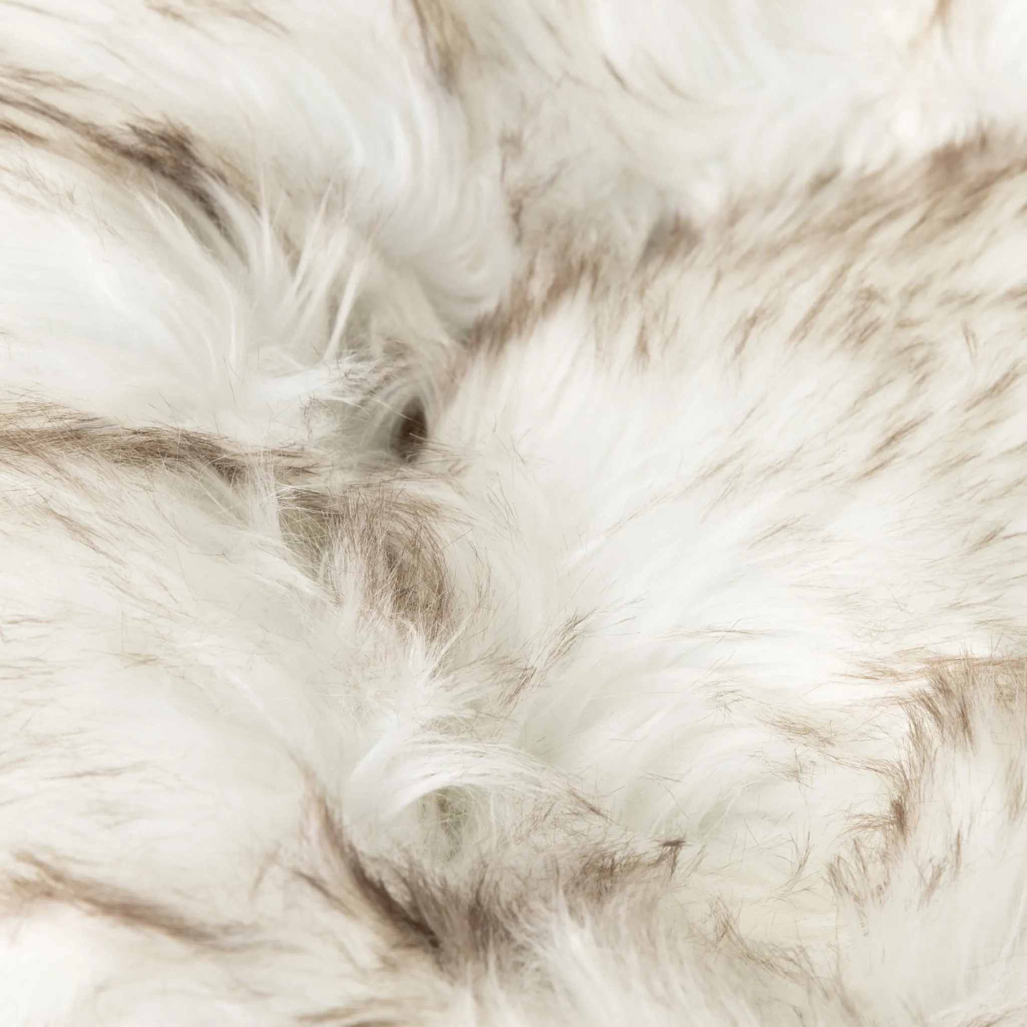 PupPouf Faux Fur Donut Pet Bed - Desert Luxe