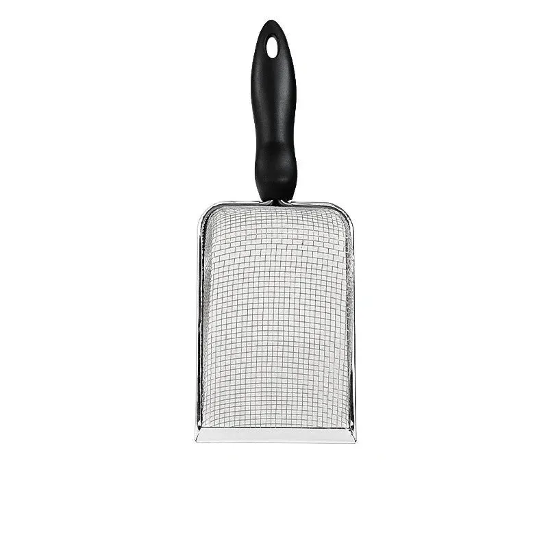 Stainless Steel Cat Litter Shovel with Fine Mesh Sifter