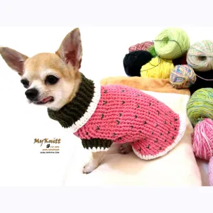 Strawberry Warm Dog Sweater DK861