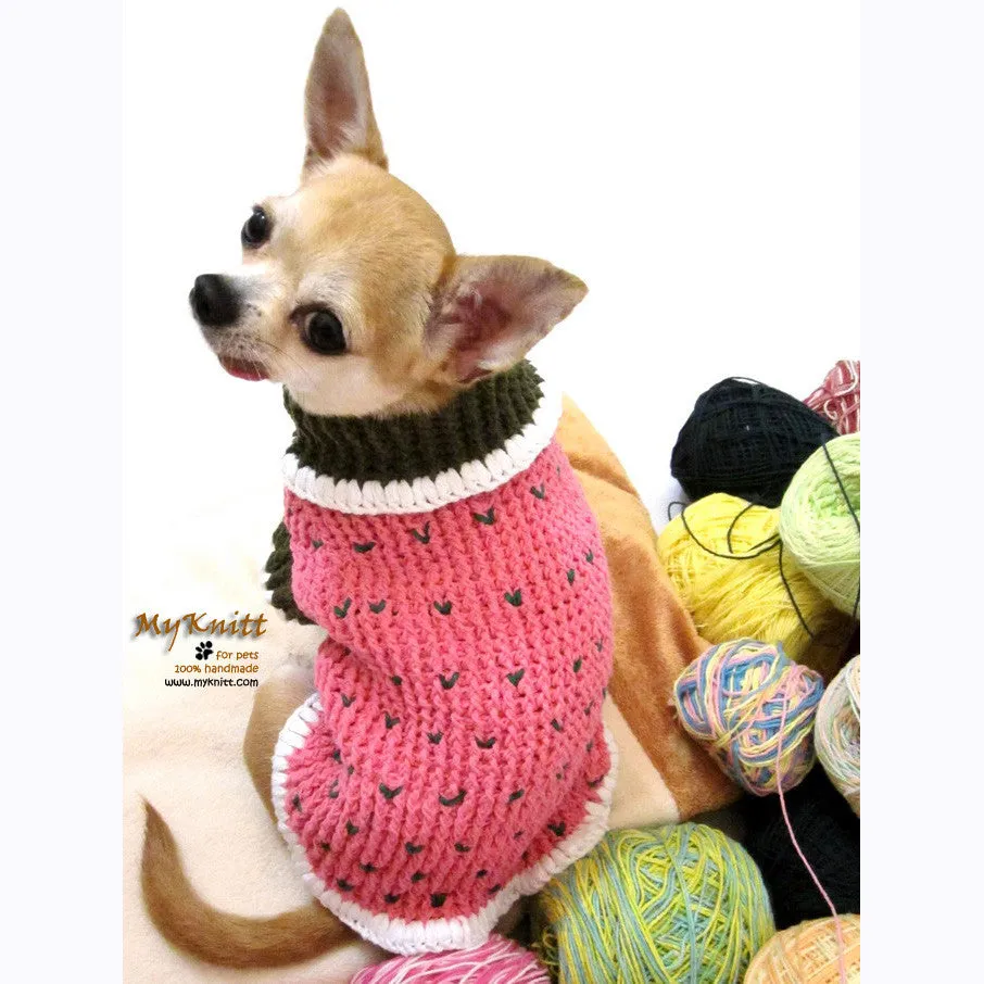 Strawberry Warm Dog Sweater DK861