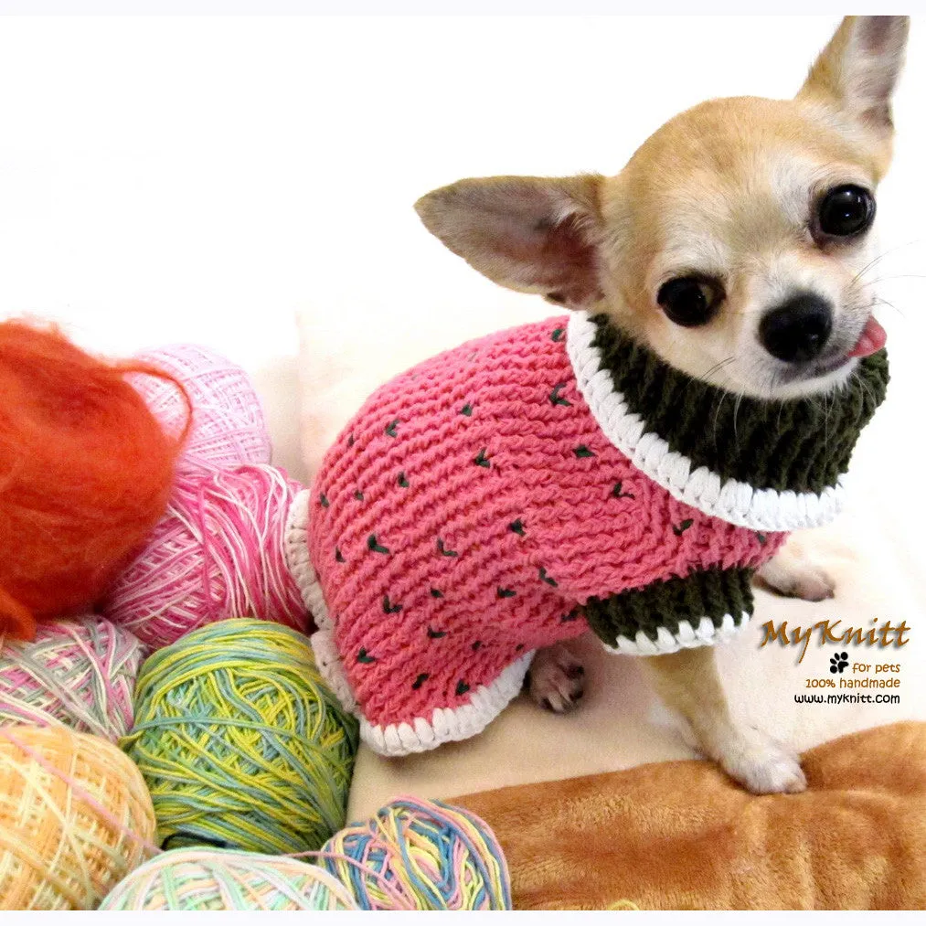 Strawberry Warm Dog Sweater DK861