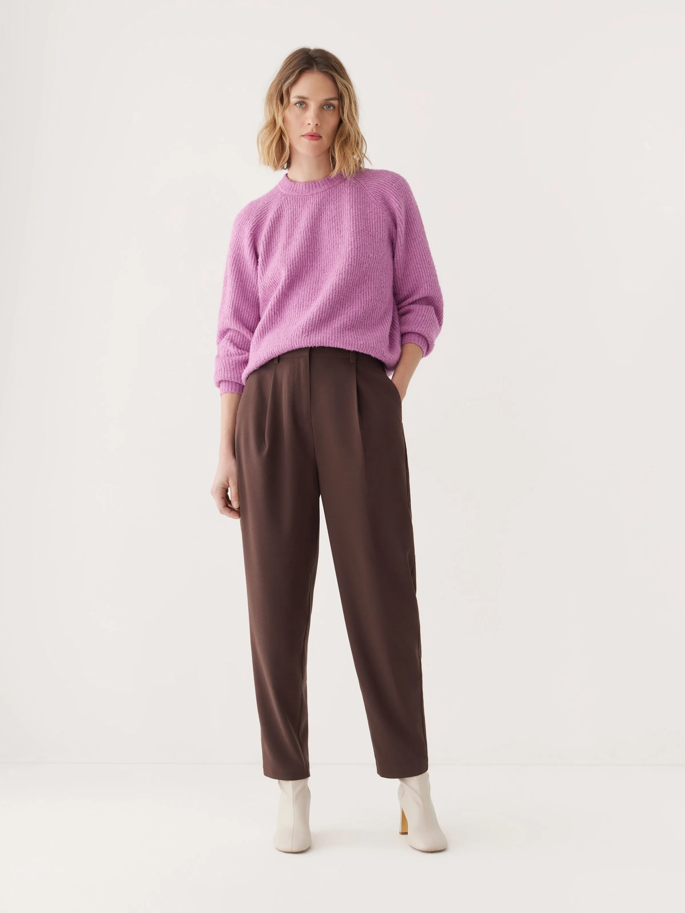 The Seawool® Crewneck Sweater in Mulberry