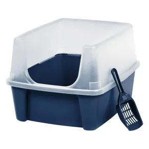 USA Open-Top Cat Litter Box Navy